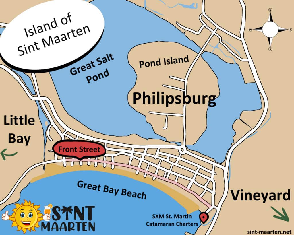 Philipsburg: Main Town on the Dutch Side of St. Maarten